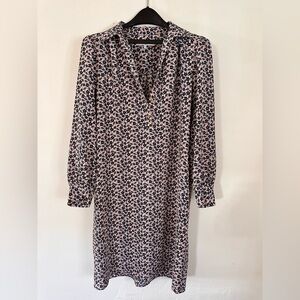 GERARD DAREL Floral Shirt Tunic Dress